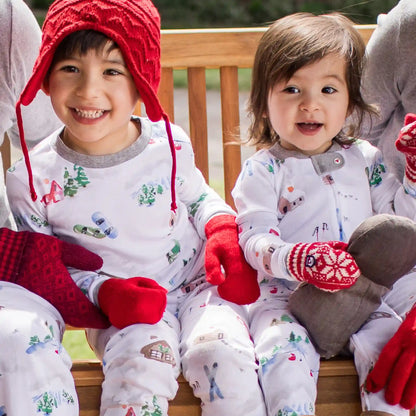 Ski Slopes Family Matching Organic Cotton Women's PJ Set