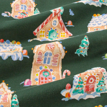 Gingerbread Houses Family Matching Pet Bandana