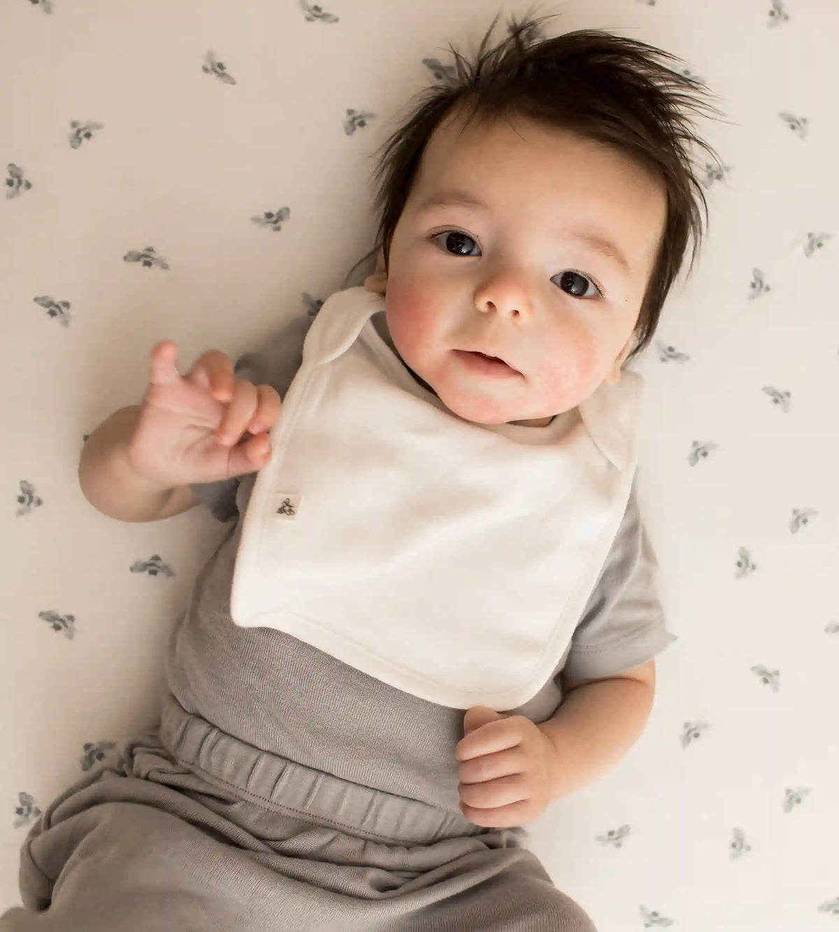 Golden Bee Organic Cotton BEESNUG® Fitted Crib Sheet - Quarry