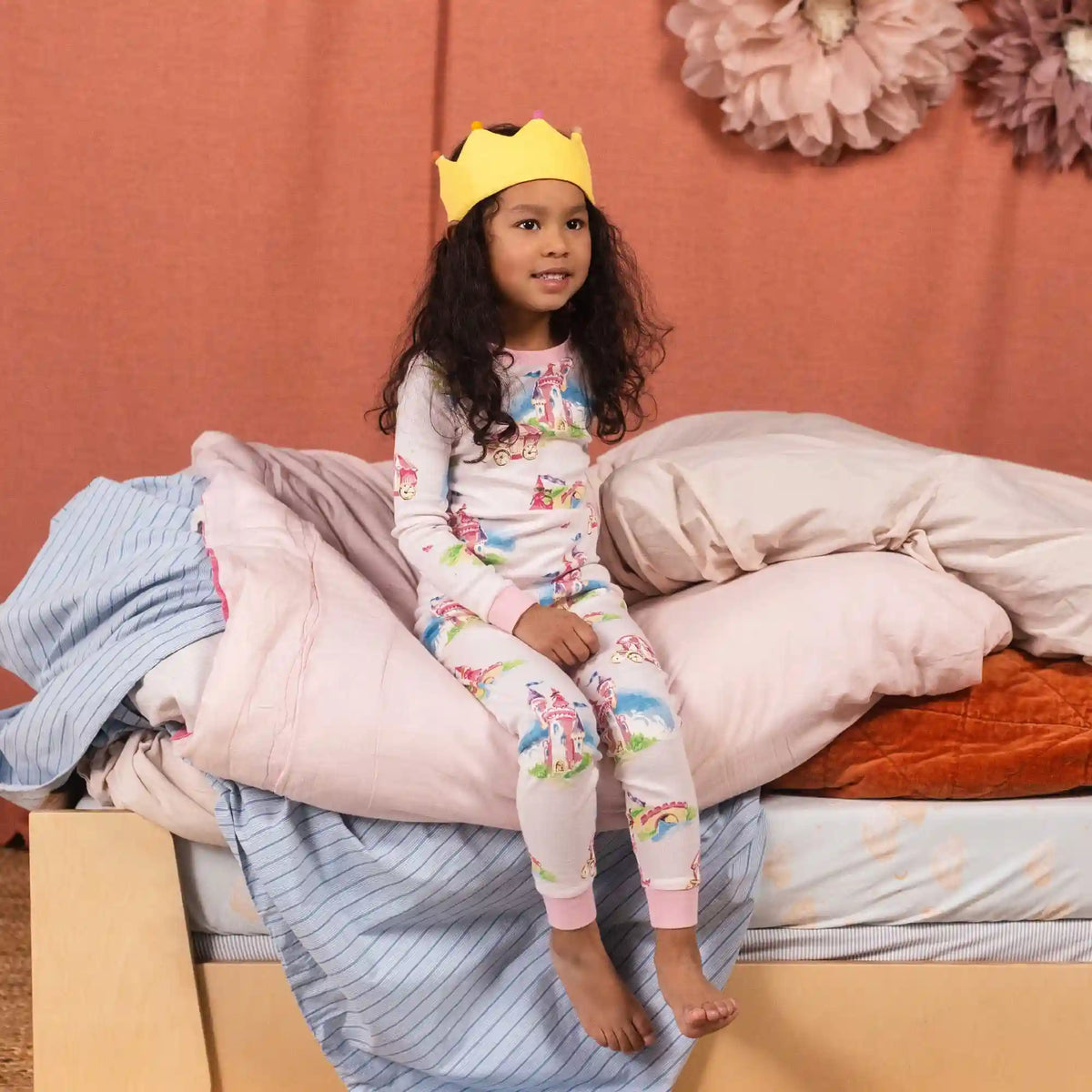 Pretty Princess Organic Cotton Two-Piece Pajamas