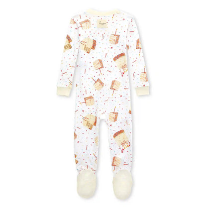 Birthday Cake Organic Cotton One-Piece Sleeper