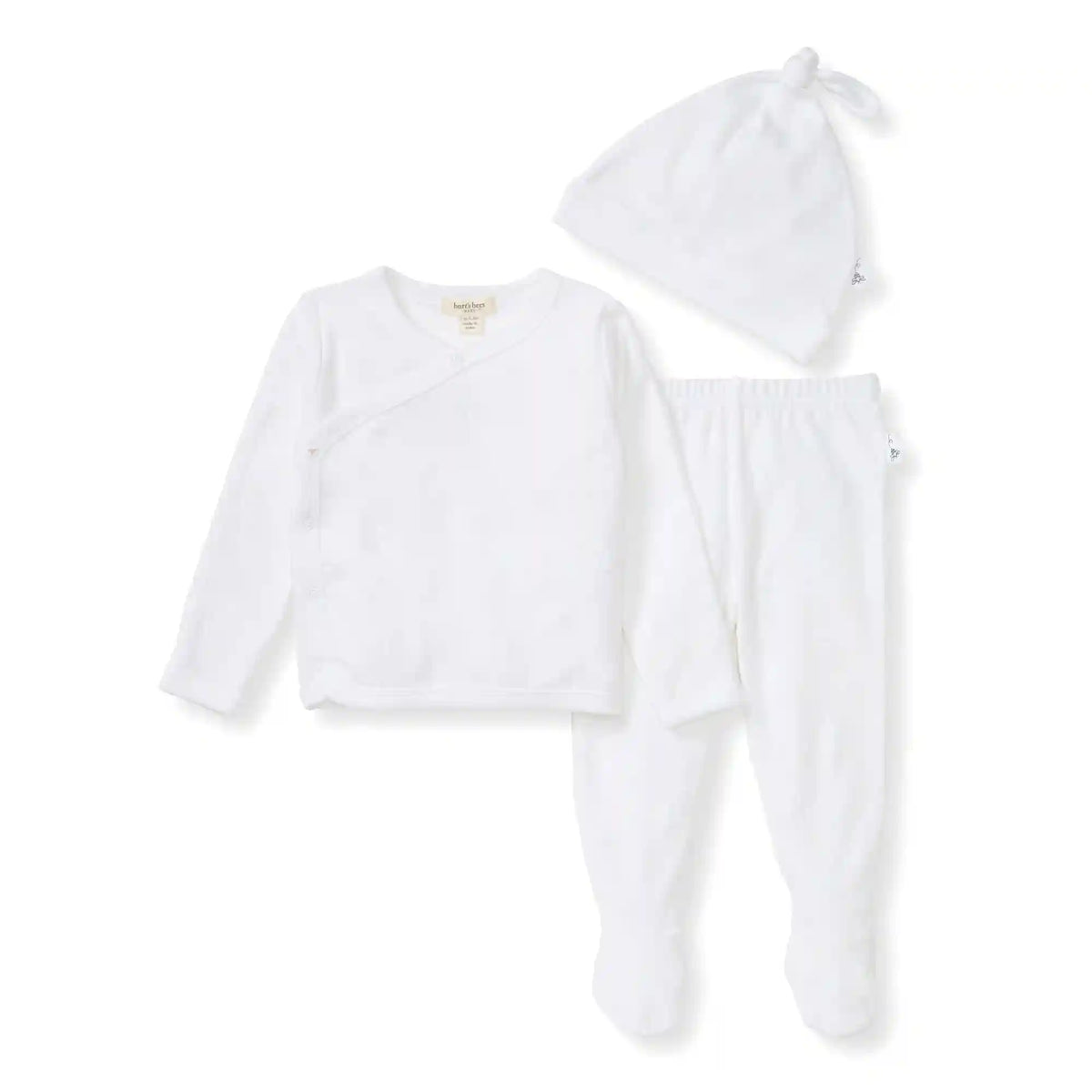 Organic Raised Terry Bee Take Me Home 3 Piece Set - Cloud