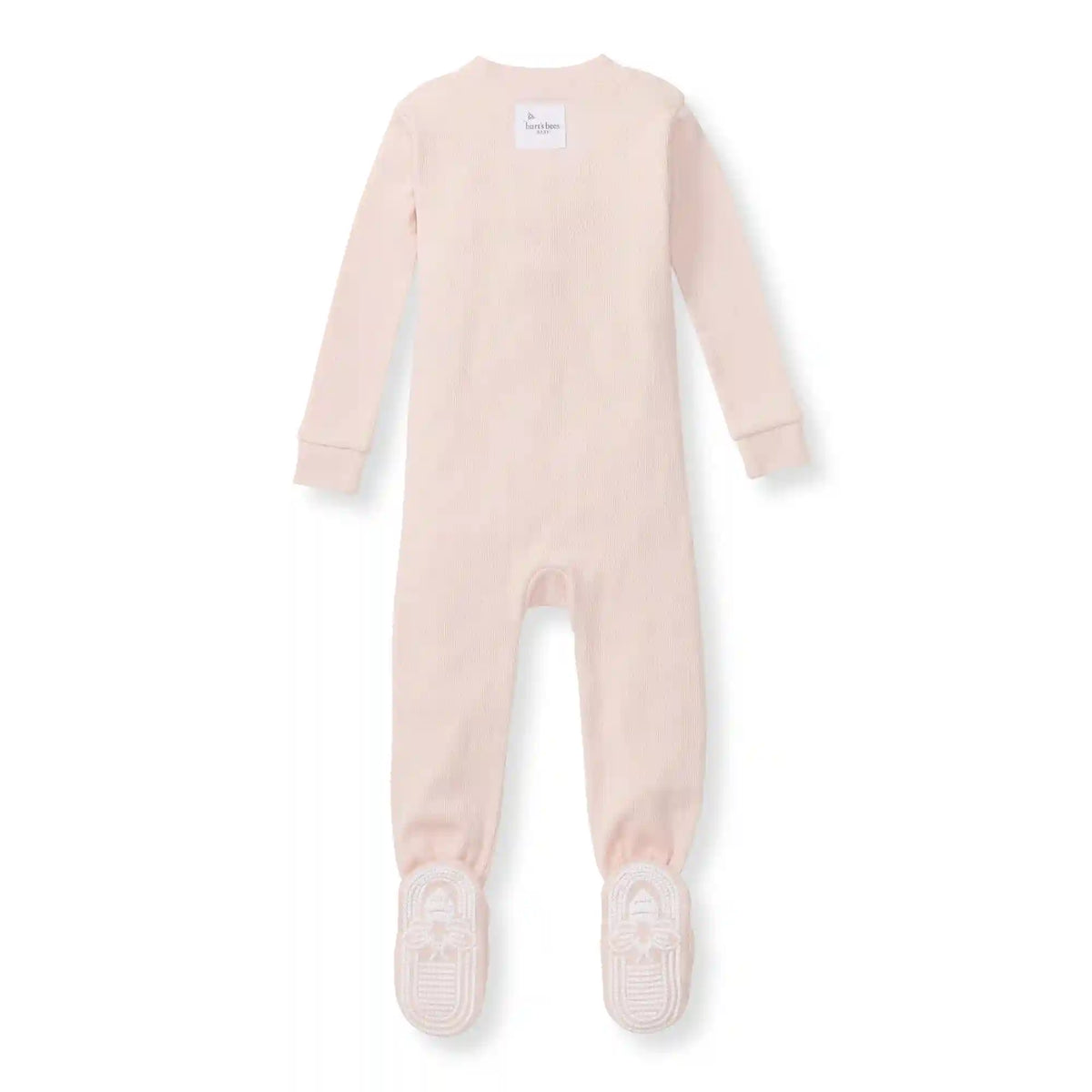 Solid Rib Organic Cotton Sleeper - Ranunculus