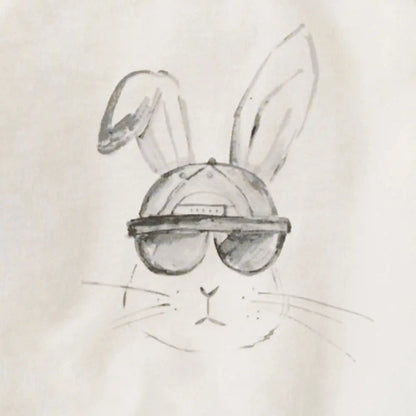 Hip Hop Bunny Sweatshirt & Pants Set