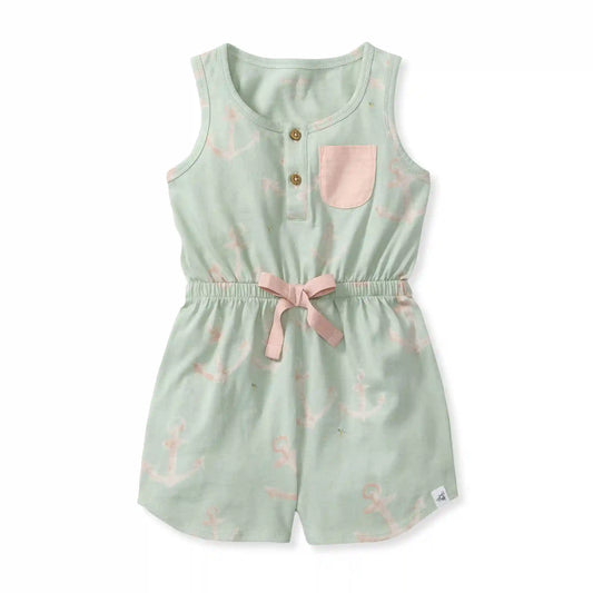 Anchors Organic Girl Romper