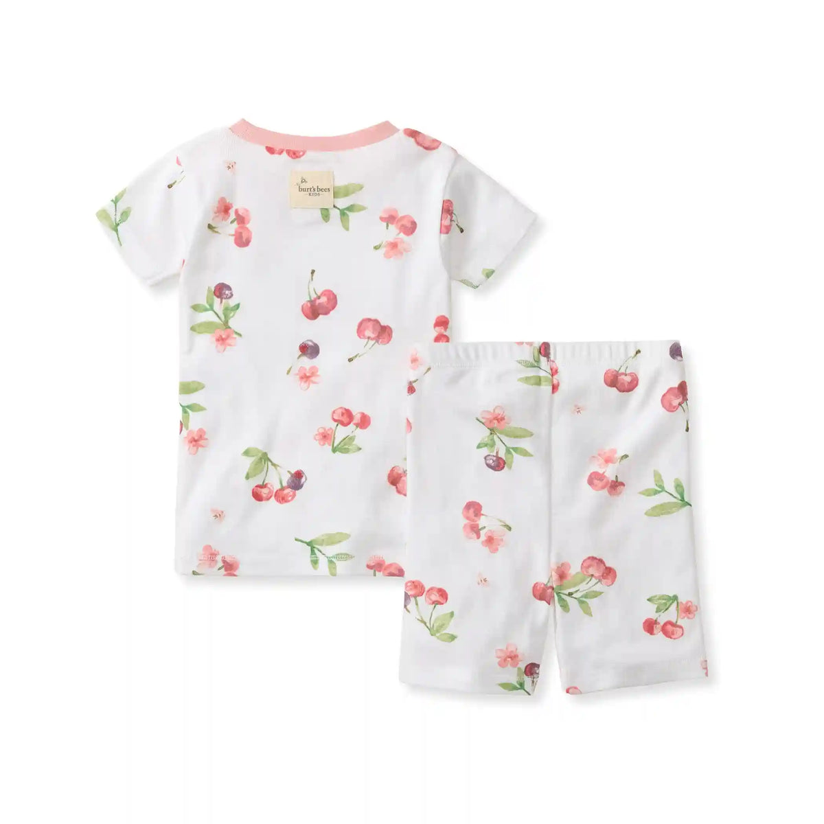Cherries & Blossoms Organic Cotton Two-Piece Pajamas