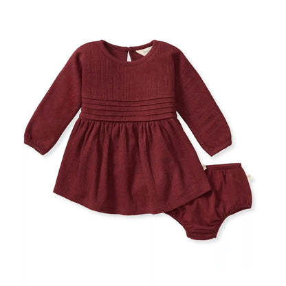 Ribbed Pointelle Dress