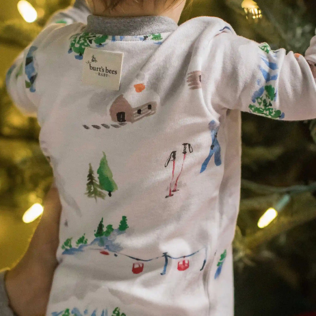 Ski Slopes Family Matching Organic Cotton Men's PJ Set