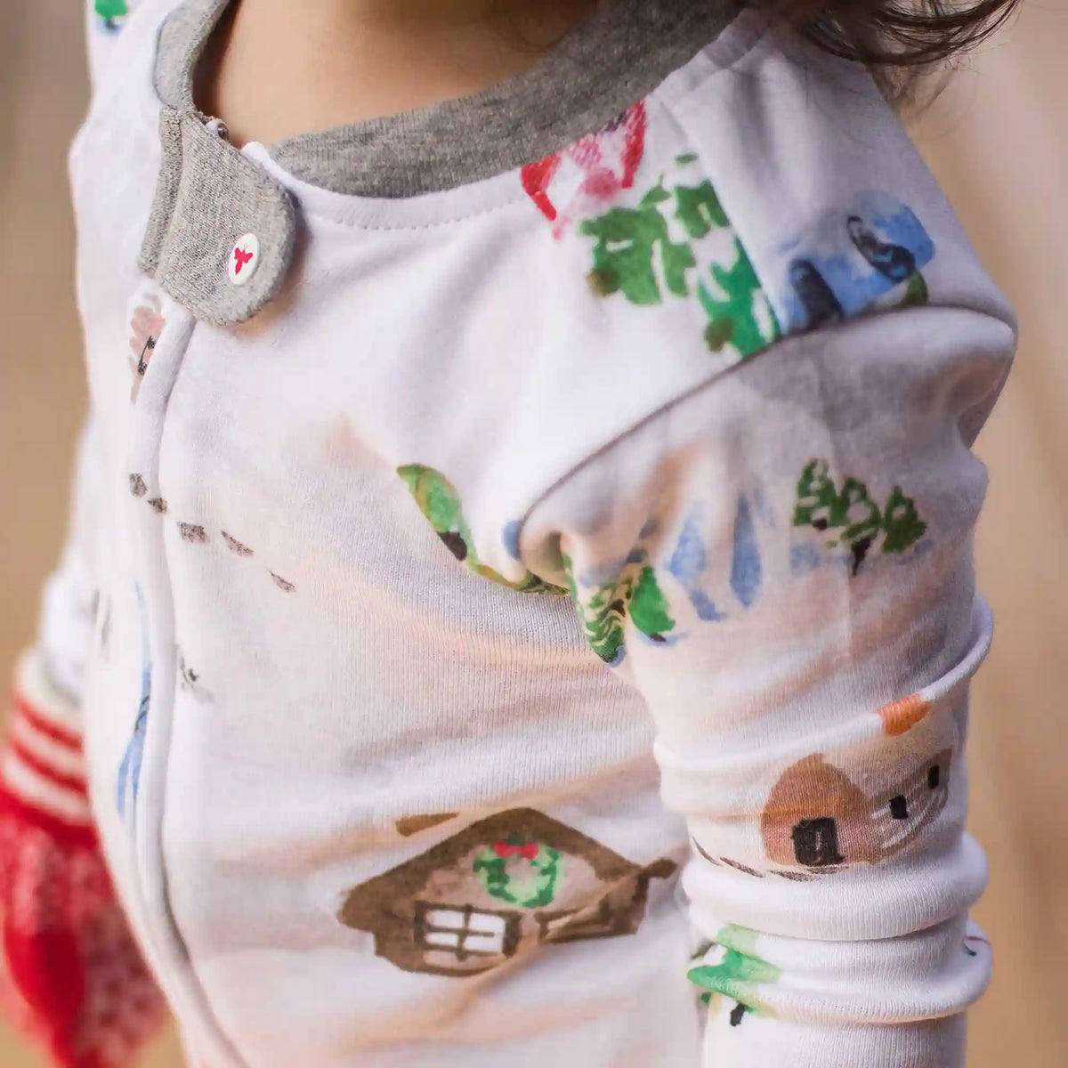 Ski Slopes Family Matching Organic Cotton Women's PJ Set