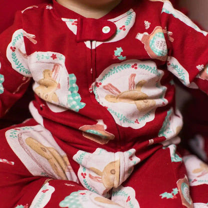 Christmas Breakfast Family Matching Organic Cotton Two-Piece Pajamas