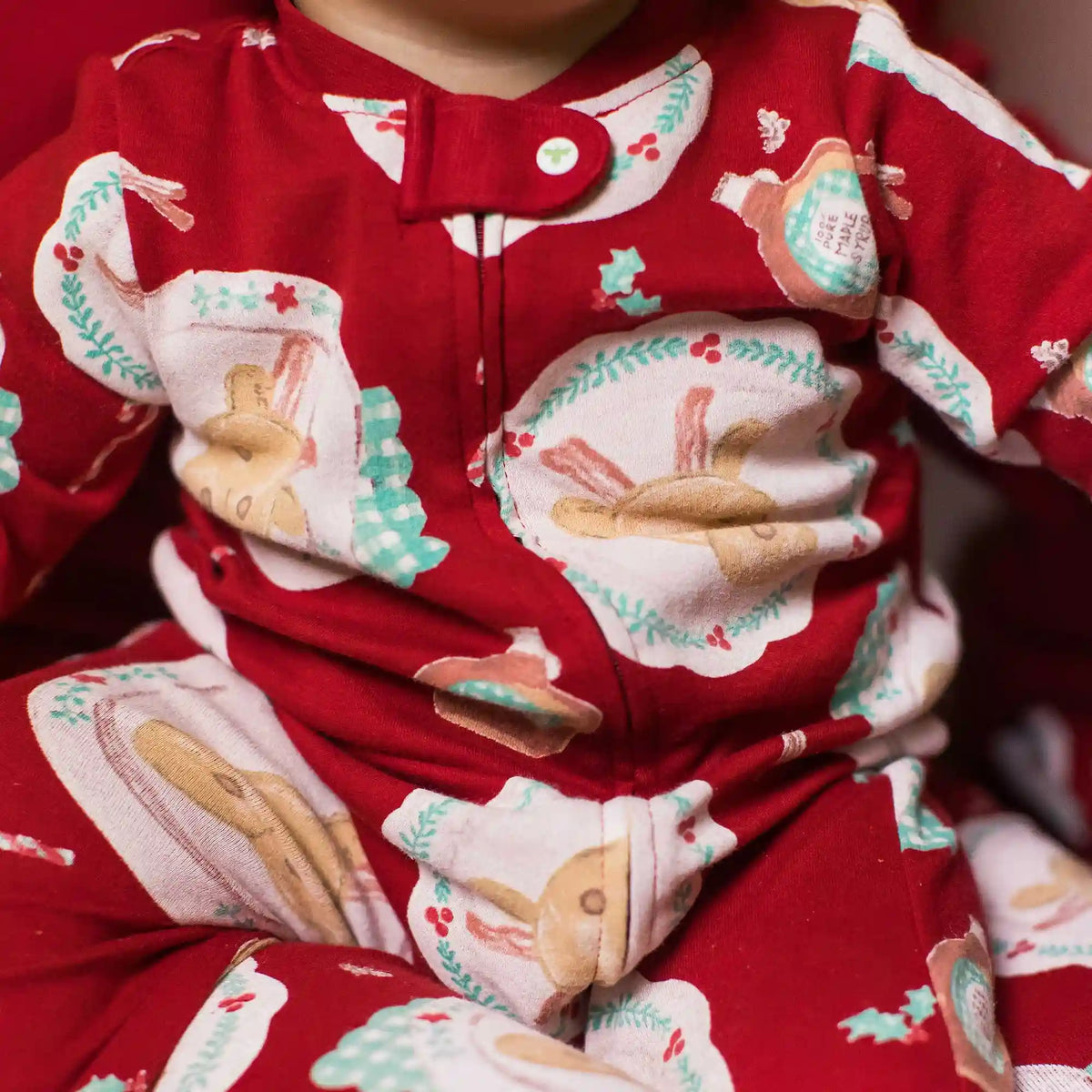 Christmas Breakfast Family Matching Organic Cotton Sleep & Play