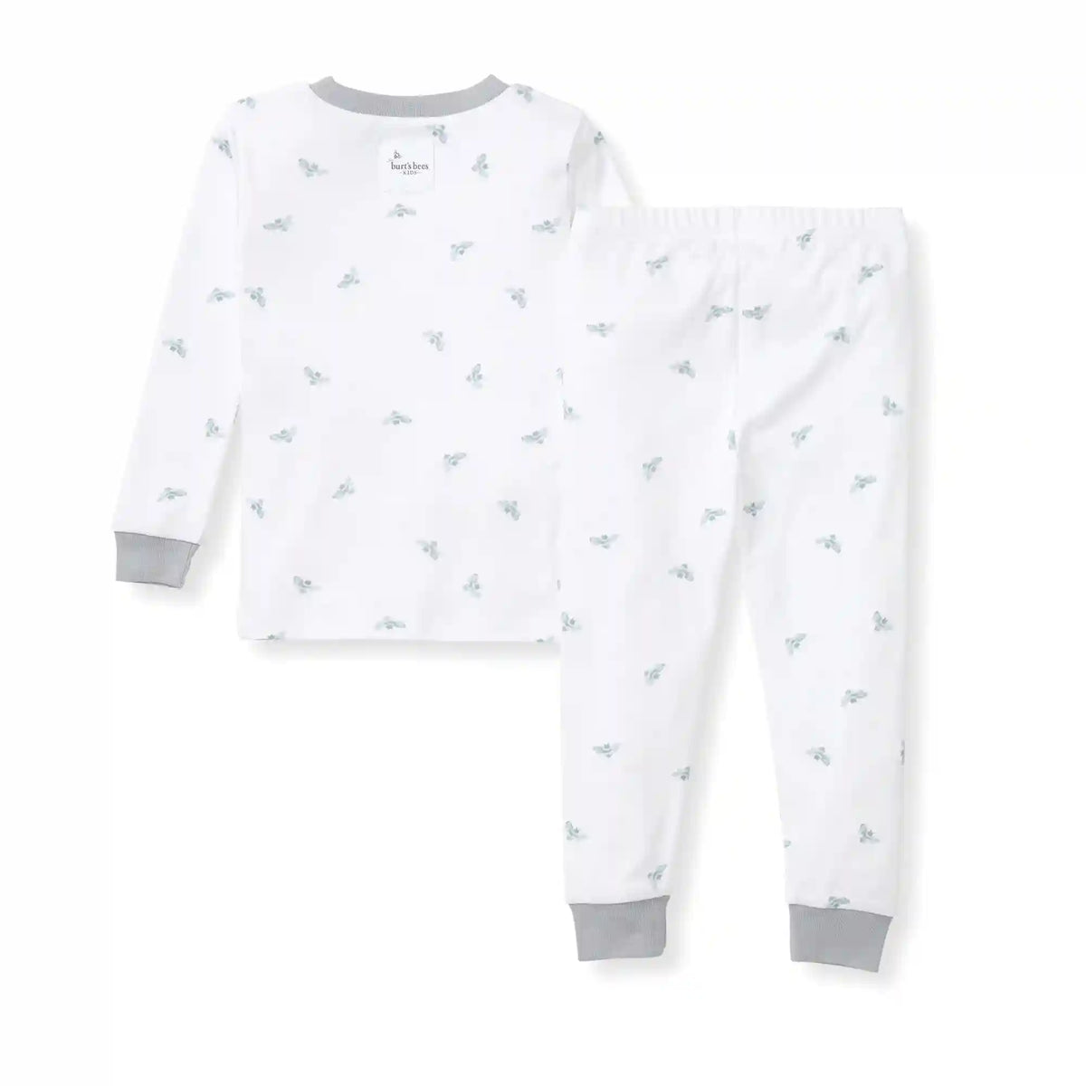 Golden Bee Organic Cotton Two-Piece Pajamas - Quarry