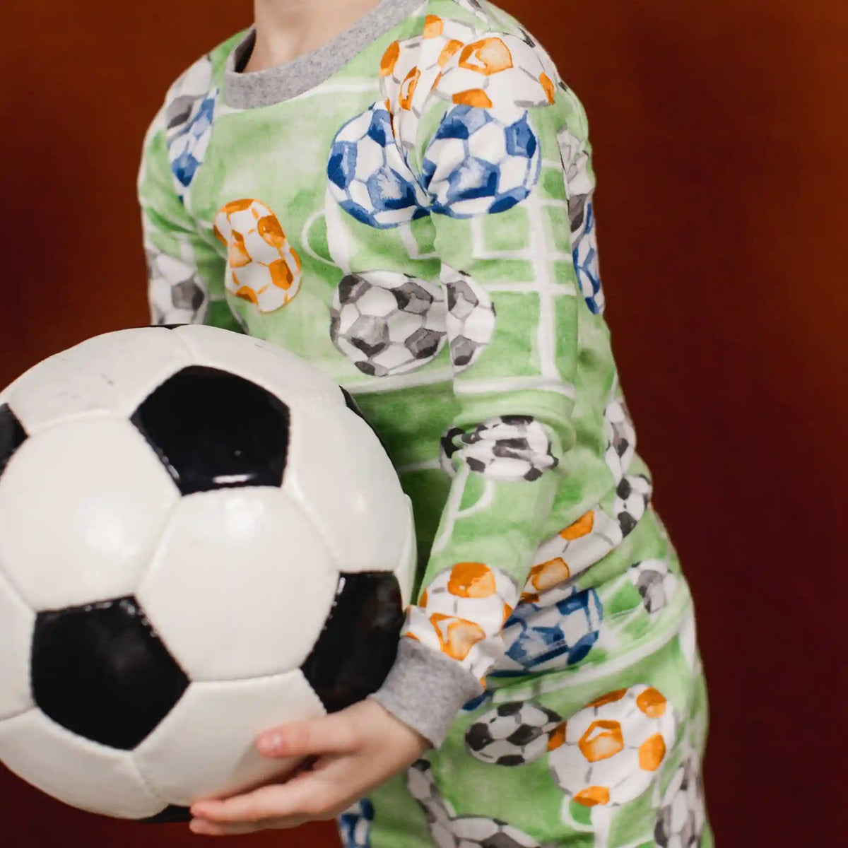 Soccer Field Organic Cotton Sleep & Play