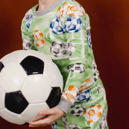 Soccer Field Organic Cotton Sleep & Play