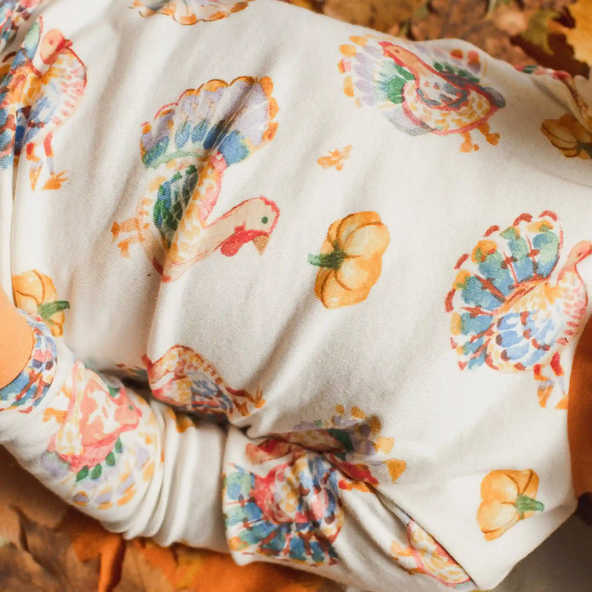 Turkey Day Organic Cotton Footed Sleep & Play