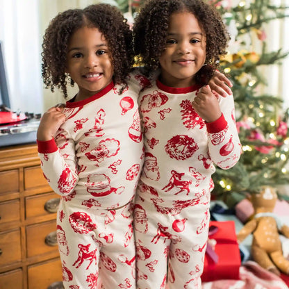 Nostalgic Christmas Family Matching Organic Cotton Sleeper
