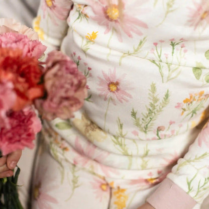 Wild Floral Organic Cotton Two-Piece Pajamas