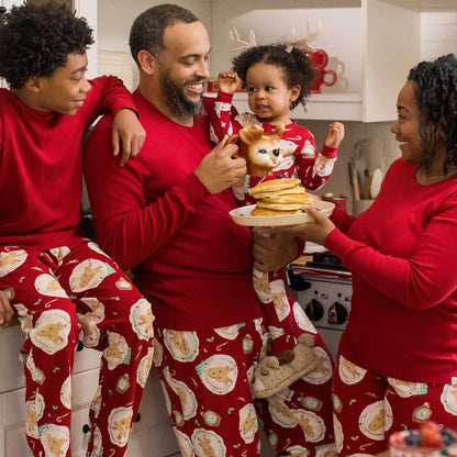 Christmas Breakfast Family Matching Organic Cotton Men's PJ Set