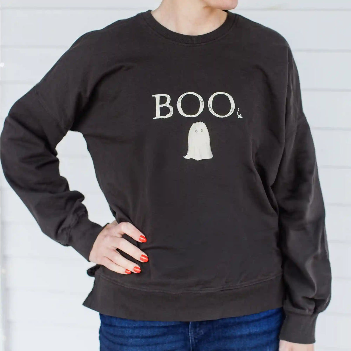 Boo Organic Cotton Matching Women's Sweatshirt