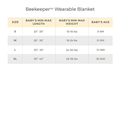 Rugby Stripe Organic Beekeeper™ Wearable Baby Blanket - Blossom