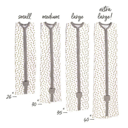 Rugby Stripe Organic Beekeeper™ Wearable Baby Blanket - Blossom
